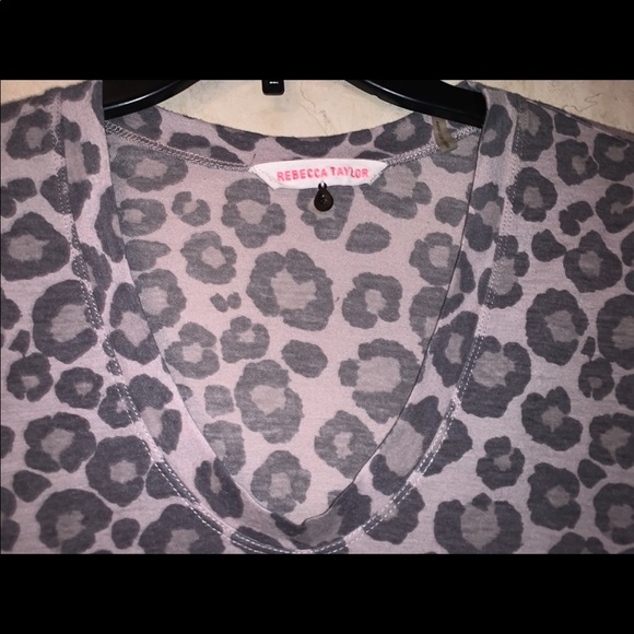 Rebecca Taylor cheetah dress- size SML - Picture 5 of 5